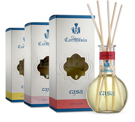 CARTHUSIA GEMME DI SOLE DIFFUSORE PER AMBIENTE 100ML profumo per la casa -  il profumo di un giorno di sole a Capri – RossoLaccaStore