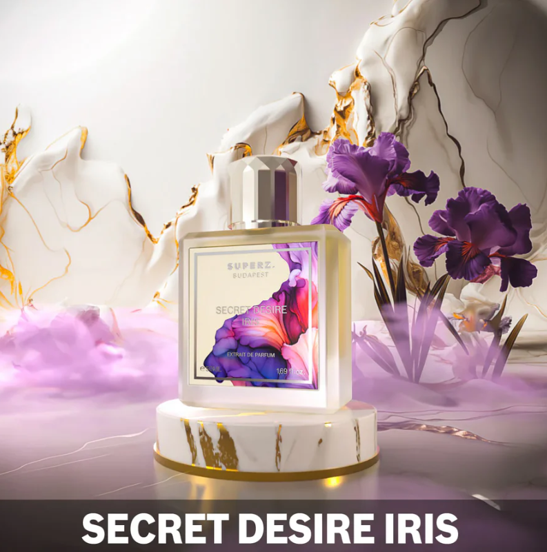 Superz Budapest Secret Desire Iris Extrait de Parfum 50 ml -Unisex | RossoLacca