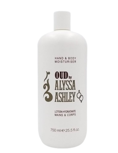 Alyssa Ashley Oud Latte idratante corpo e mani da 750 ml | RossoLacca