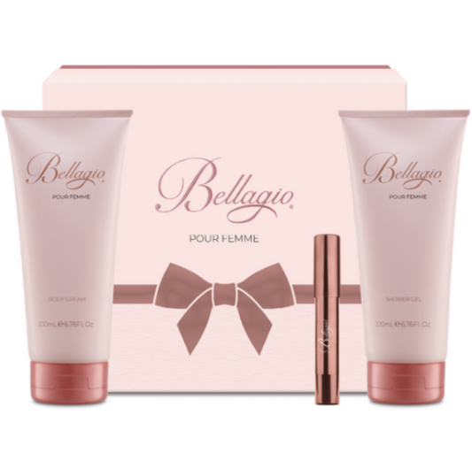 Bellagio Classic Pour Femme Cofanetto Corpo+Edp Solido in Penna | RossoLacca