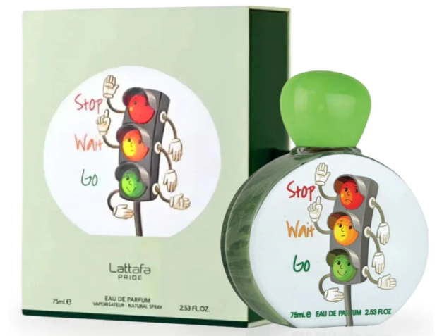 Lattafa Stop Wait Go Eau de Parfum 75 ml Profumo Arabo Unisex Bimbi | RossoLacca