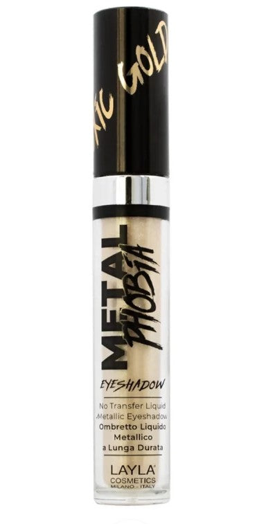 Layla Metalphobia Liquid eyeshadow Glitterato 2 | RossoLacca